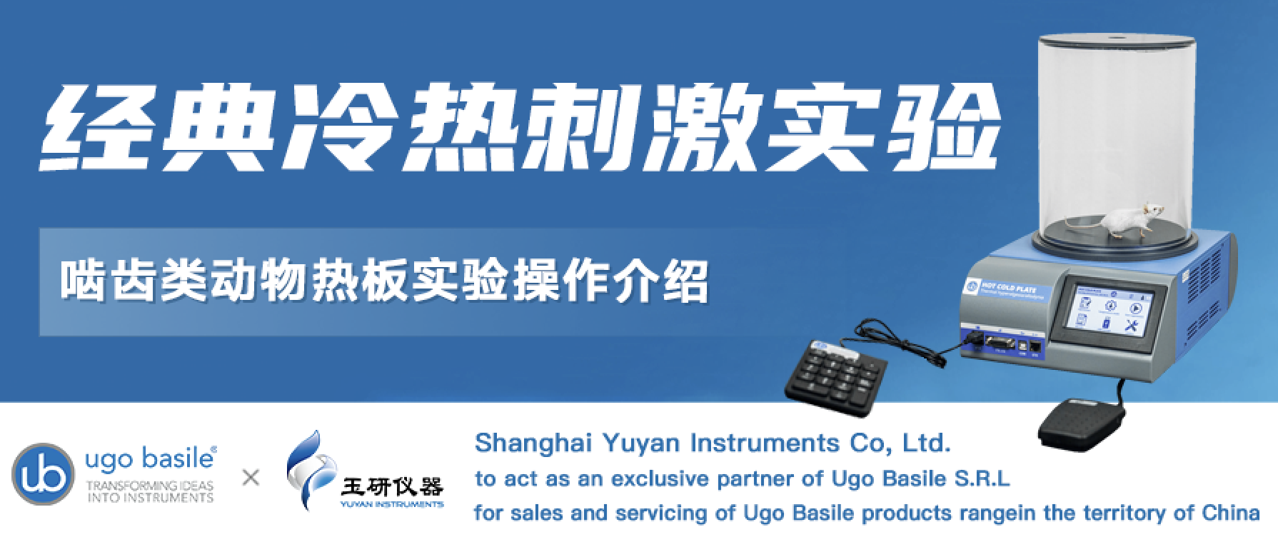 Ugo Basile | 经典冷热刺激实验——啮齿类动物热板实验操作介绍